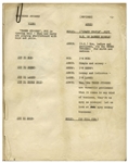 Moe Howard's 29pp. Script for The Three Stooges 1949 Pilot TV Show ''Jerks of All Trades'' With Shemp -- Annotated Though Not Necessarily by Moe -- 8.5'' x 11'' -- Very Good Condition